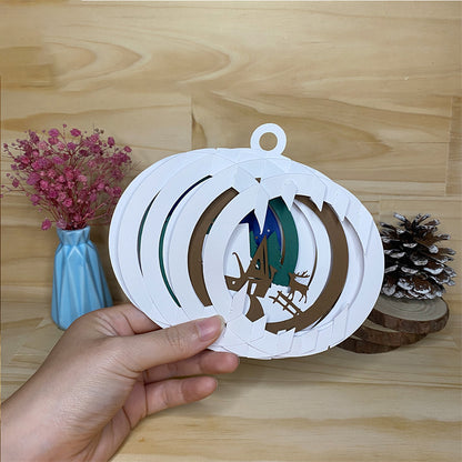 Winter Scene – 3D Pop-Up Card SVG File for Cricut & Silhouette