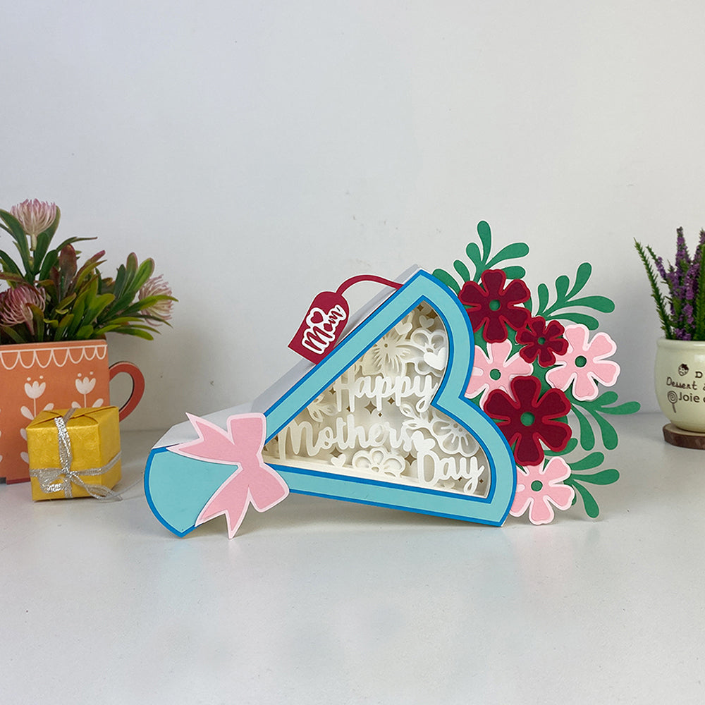 Happy Mother Day – 3D Bouquet Box File - Cricut File - VEKTOR KRAFT