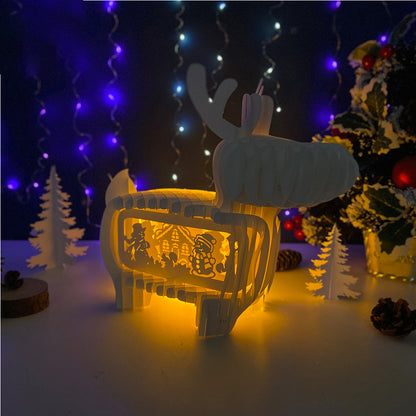 Snowman – 3D Pop-Up Card SVG File for Cricut & Silhouette