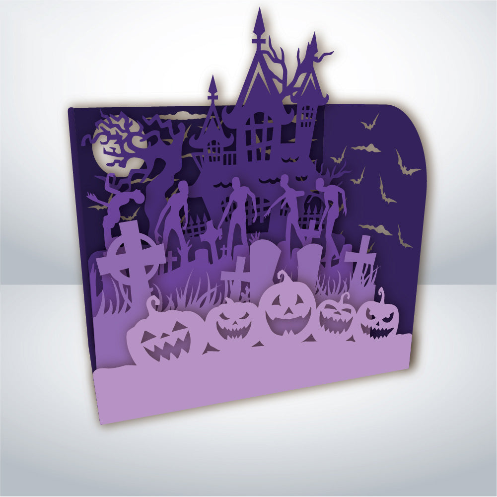 Halloween 1 – 3D Pop-Up Card SVG File for Cricut & Silhouette