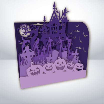 Halloween 1 – 3D Pop-Up Card SVG File for Cricut & Silhouette