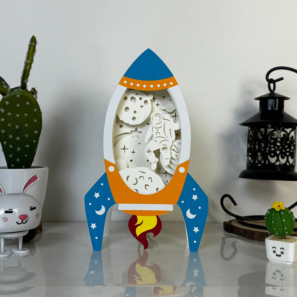 Astronaut 1 – 3D Rocket Box File - Cricut File - VEKTOR KRAFT