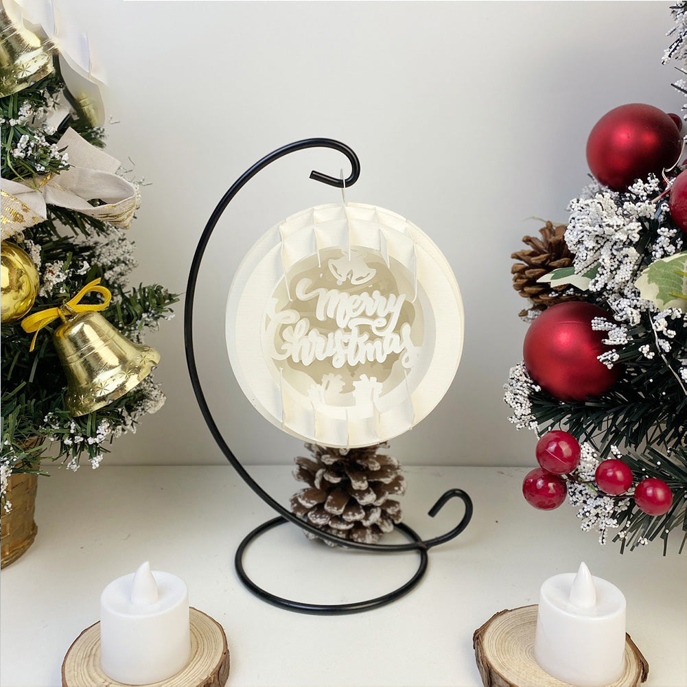 Merry Christmas – 3D Pop-Up Card SVG File for Cricut & Silhouette