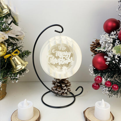 Merry Christmas – 3D Pop-Up Card SVG File for Cricut & Silhouette