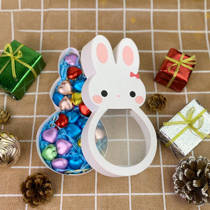 Easter Bunny White – Easter Candy Box File – 3D Box SVG File for Cricut & Silhouette