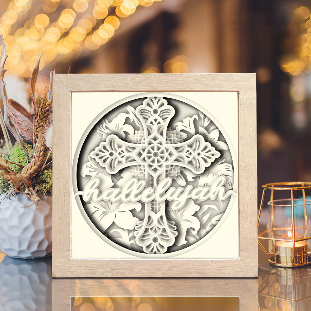 Cross – 3D Shadow Box SVG File for Cricut & Silhouette