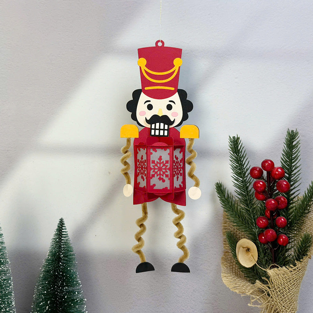 Nutcracker Hanging - 3D Christmas Lantern File - Cricut File  - VEKTOR KRAFT