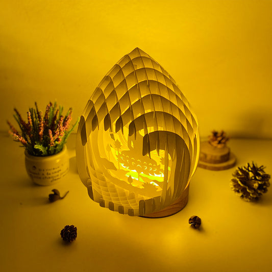 Buddha 2 – 3D Pop-Up Card SVG File for Cricut & Silhouette