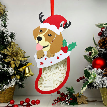 Christmas Reindeer – 3D Box SVG File for Cricut & Silhouette