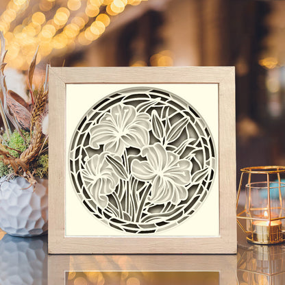 Lily Flower – 3D Shadow Box SVG File for Cricut & Silhouette