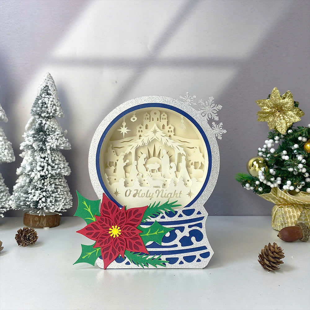 Nativity Scene – 3D Box SVG File for Cricut & Silhouette