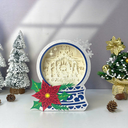 Nativity Scene – 3D Box SVG File for Cricut & Silhouette