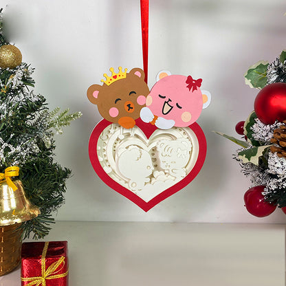 Bear – 3D Lantern SVG File for Cricut & Silhouette