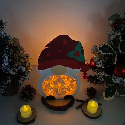 Christmas Gnome – 3D Box SVG File for Cricut & Silhouette