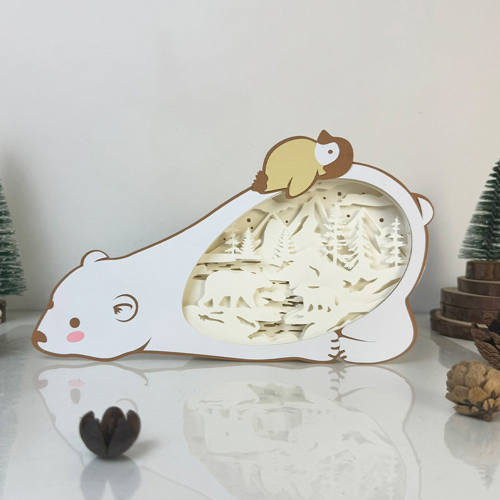 Bear – 3D Box SVG File for Cricut & Silhouette