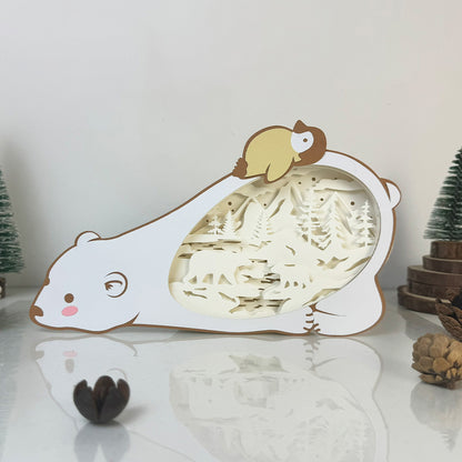 Bear – 3D Box SVG File for Cricut & Silhouette
