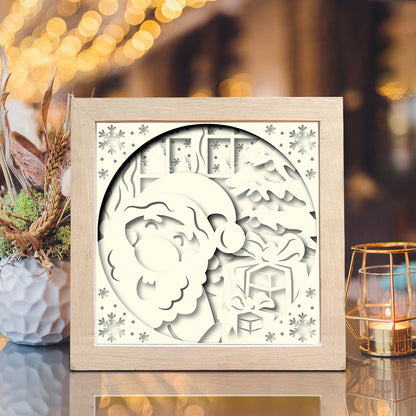 Santa Claus 15 – 3D Shadow Box SVG File for Cricut & Silhouette