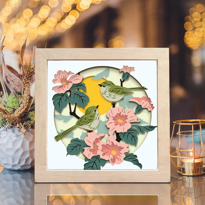 Bird 2 – 3D Shadow Box SVG File for Cricut & Silhouette