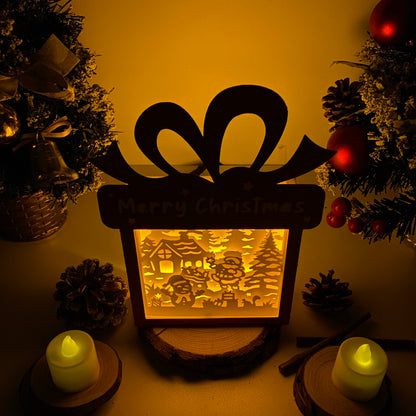 Christmas Snowman – 3D Box SVG File for Cricut & Silhouette