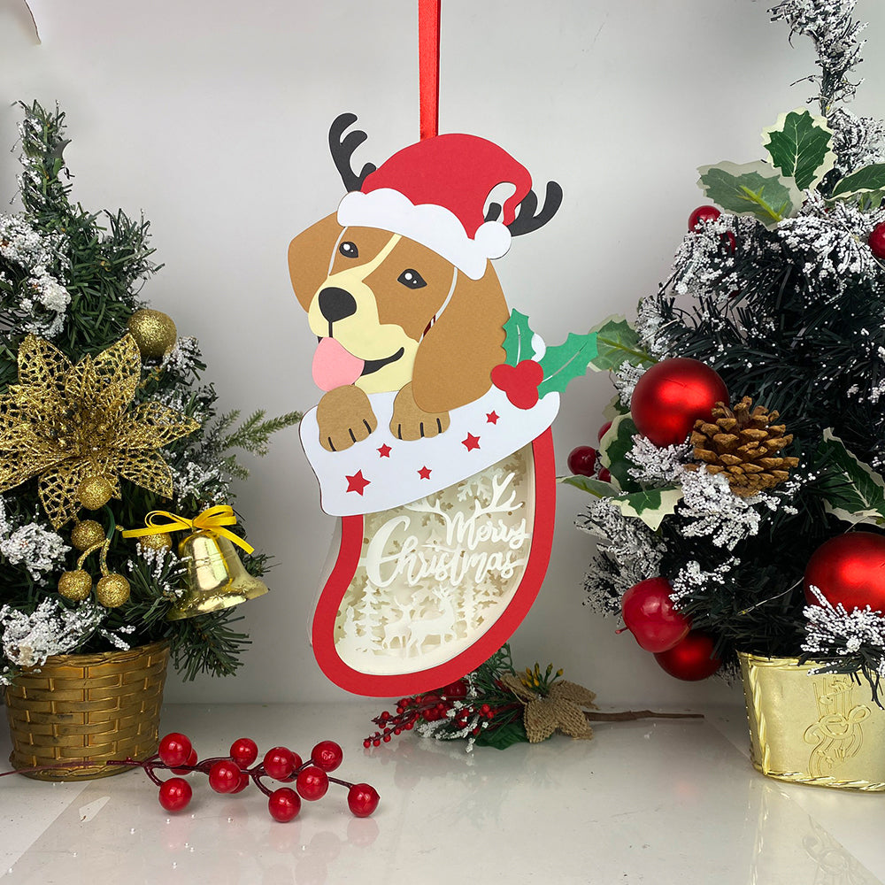 Christmas Deer 2 – 3D Box SVG File for Cricut & Silhouette