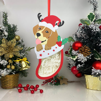 Christmas Deer 2 – 3D Box SVG File for Cricut & Silhouette