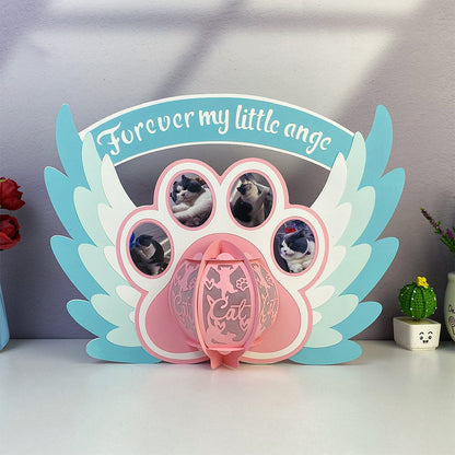 Memorial Pet Cat - 3D Animal Paper Cut Lantern File  - Cricut File  - VEKTOR KRAFT