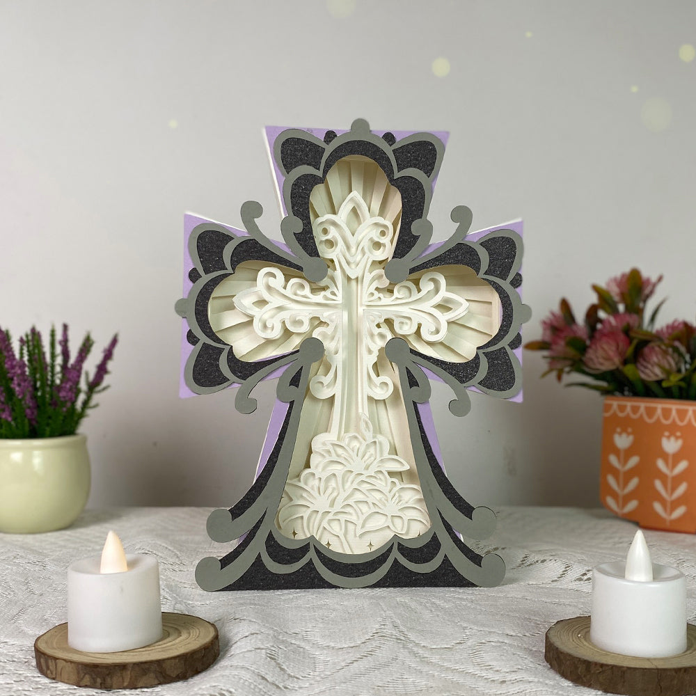 Cross – 3D Box SVG File for Cricut & Silhouette