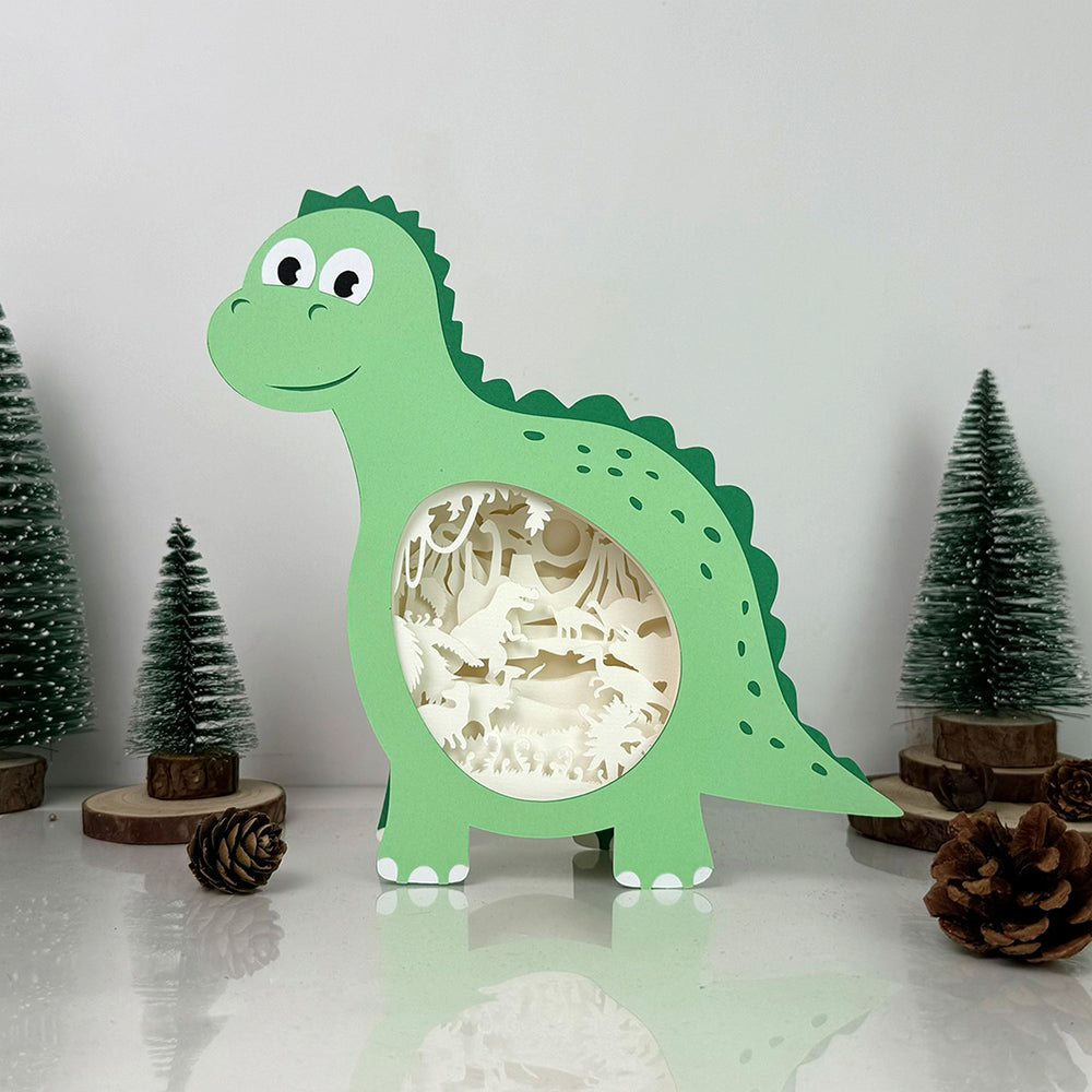 Dinosaurs 3 – 3D Box SVG File for Cricut & Silhouette