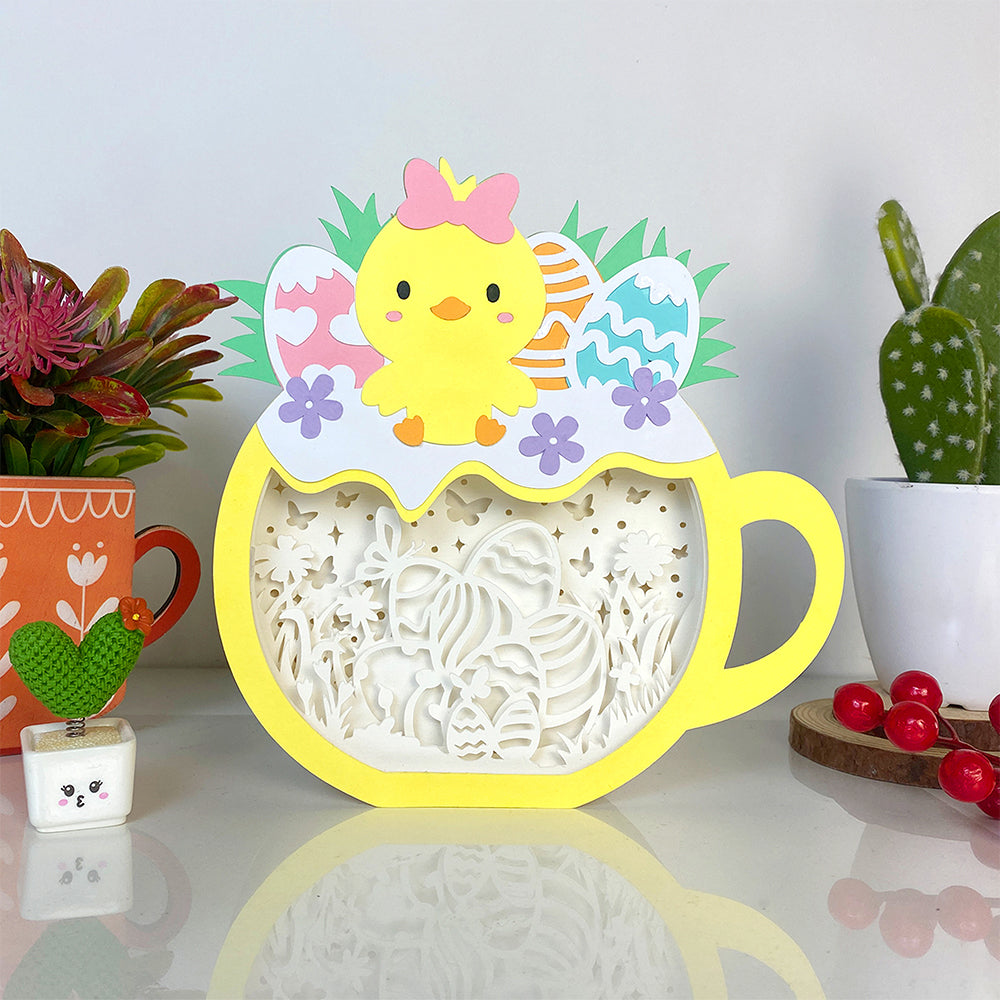 Easter Eggs – 3D Box SVG File for Cricut & Silhouette