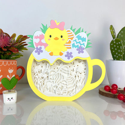 Easter Eggs – 3D Box SVG File for Cricut & Silhouette