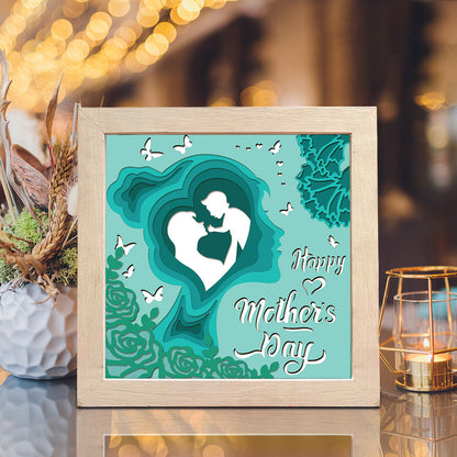 Happy Mothers Day 9 – 3D Shadow Box SVG File for Cricut & Silhouette