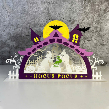 Halloween Witch – 3D Pop-Up Card SVG File for Cricut & Silhouette