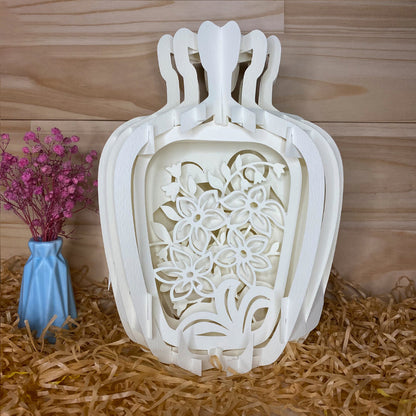 Flower – 3D Pop-Up Card SVG File for Cricut & Silhouette