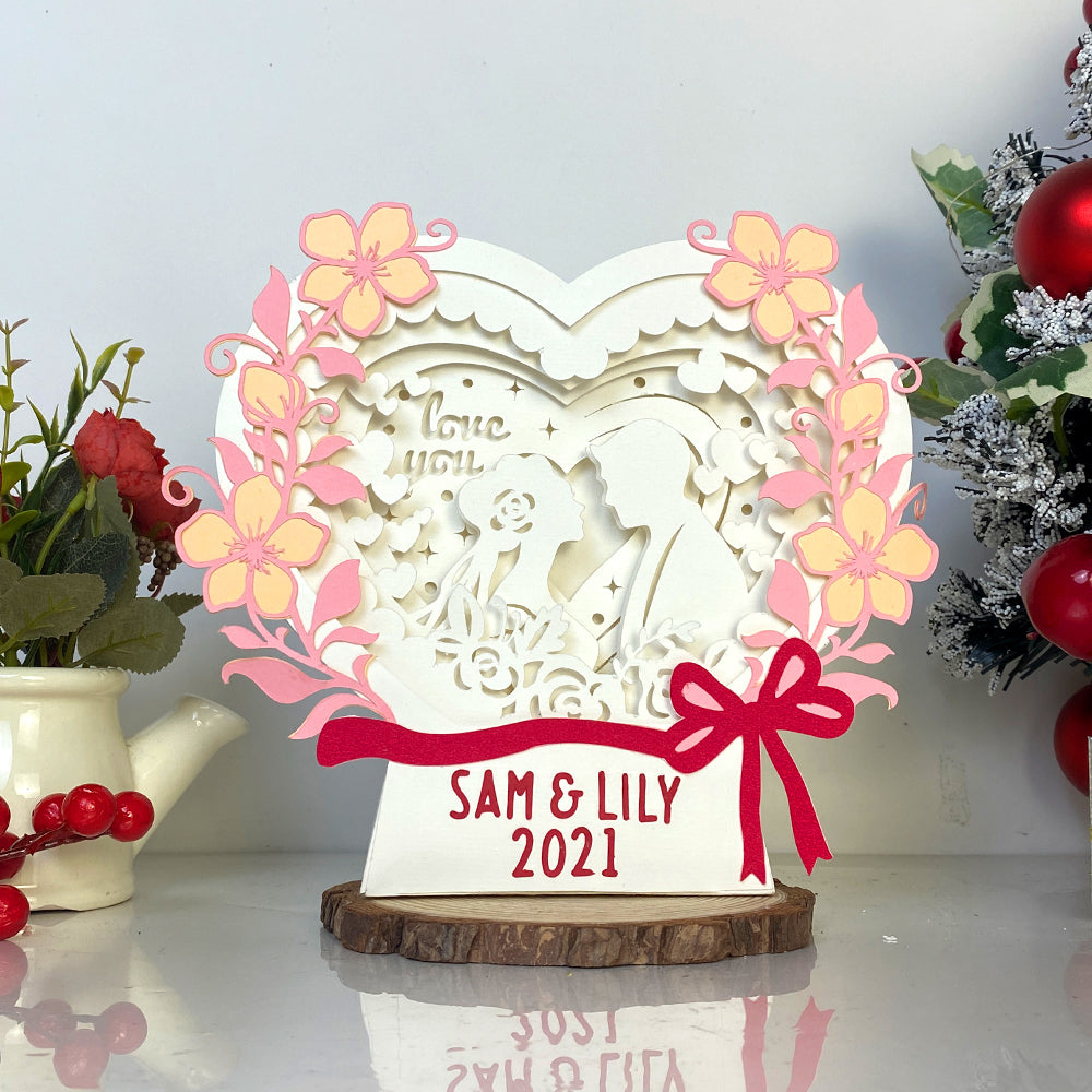 Love 5 – 3D Custom Heart Box  File - Cricut File - VEKTOR KRAFT