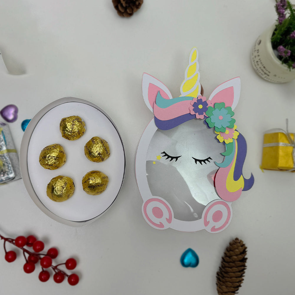 Unicorn – 3D Box SVG File for Cricut & Silhouette