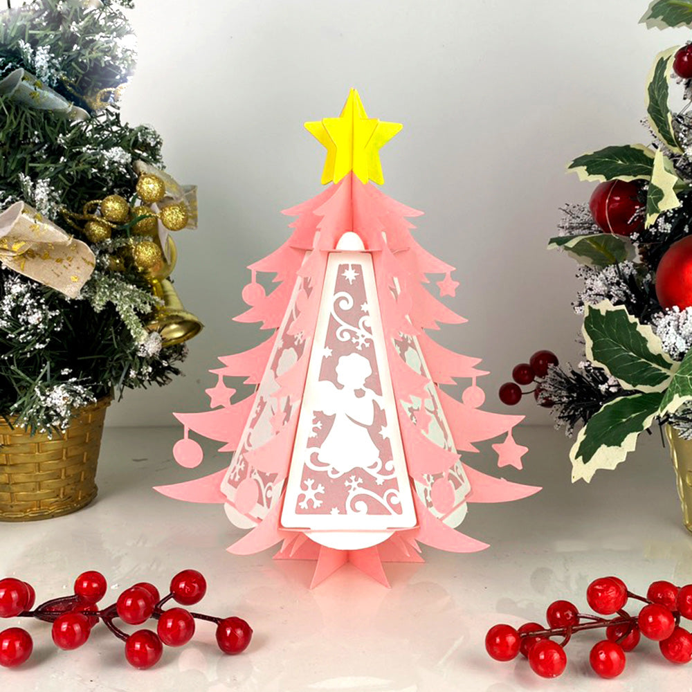 Angel – 3D Lantern SVG File for Cricut & Silhouette