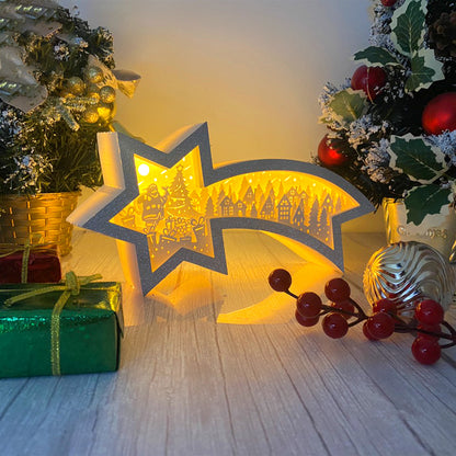 Merry Christmas – 3D Box SVG File for Cricut & Silhouette