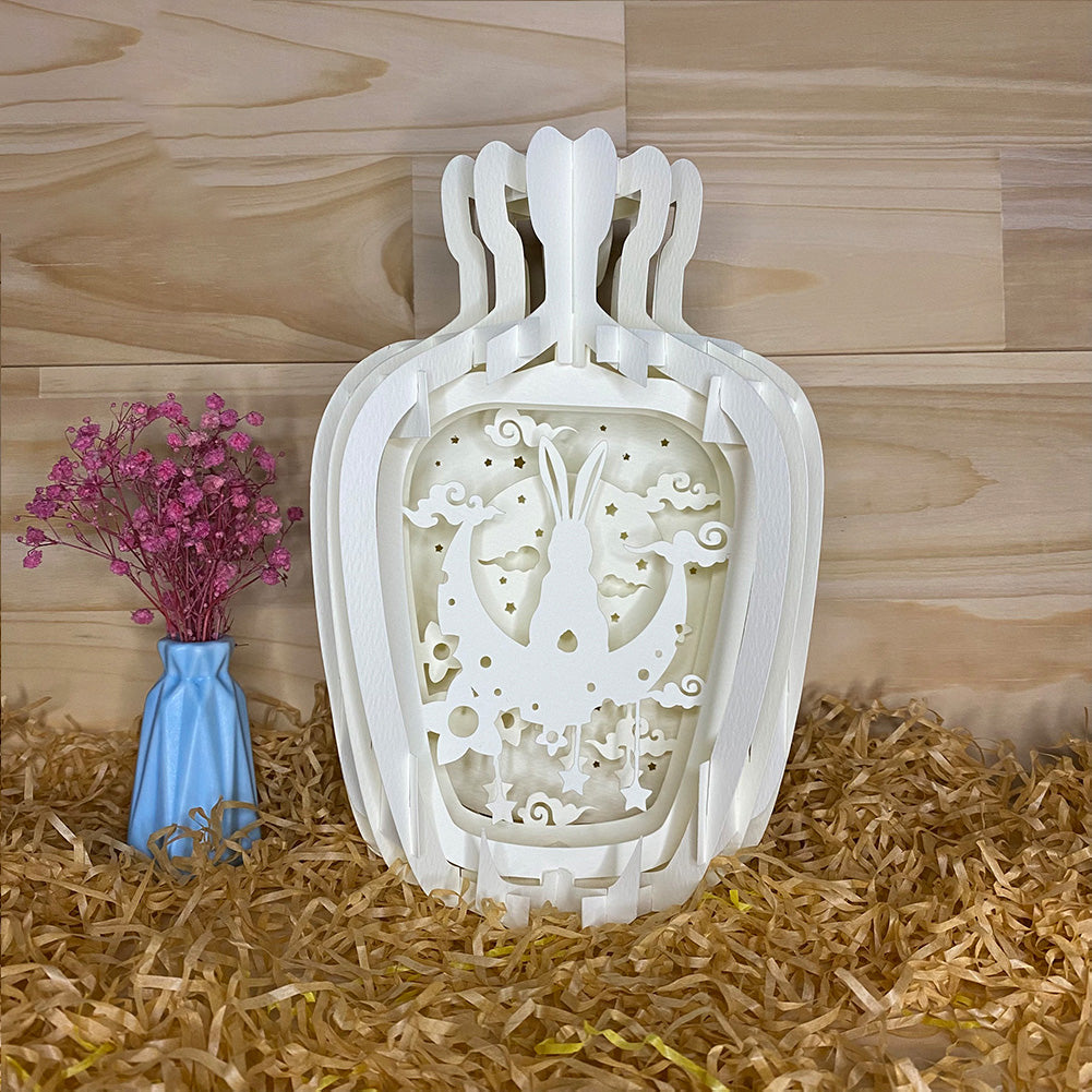 Rabbit – 3D Pop-Up Card SVG File for Cricut & Silhouette
