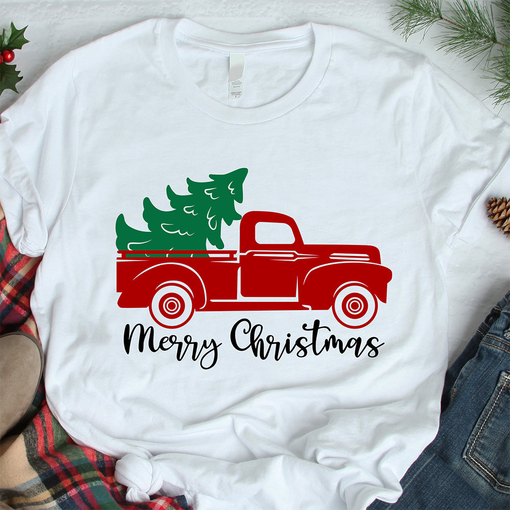 Christmas Truck 2 - Christmas Cricut File - VEKTOR KRAFT