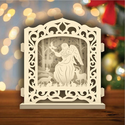 Christmas Angel – 3D Pop-Up Card SVG File for Cricut & Silhouette