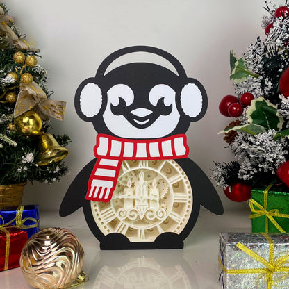 Christmas Clock – 3D Box SVG File for Cricut & Silhouette