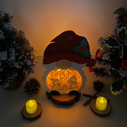 Christmas Snowman 2 – 3D Box SVG File for Cricut & Silhouette