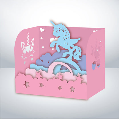 Unicorn – 3D Pop-Up Card SVG File for Cricut & Silhouette