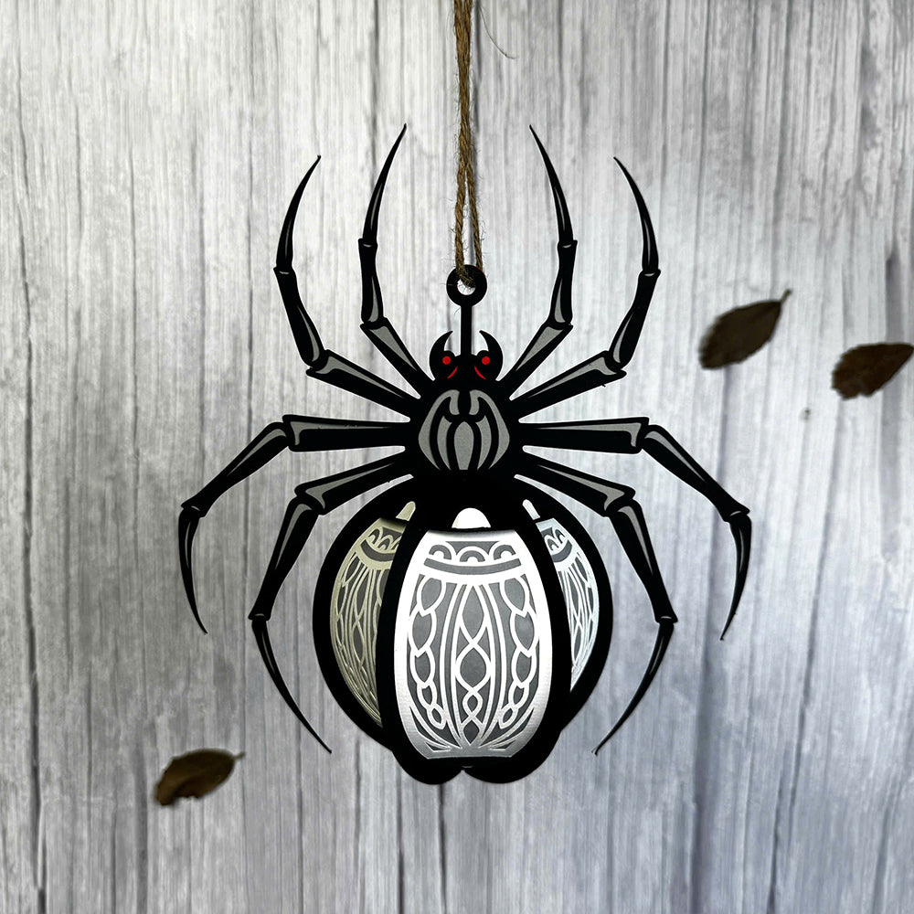 Spider 1 - 3D Halloween Paper Lantern File - Cricut File  - VEKTOR KRAFT