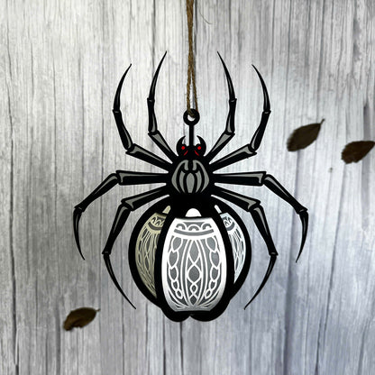 Spider 1 - 3D Halloween Paper Lantern File - Cricut File  - VEKTOR KRAFT