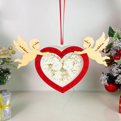 Couple Love – 3D Lantern SVG File for Cricut & Silhouette