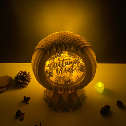 Autumn – 3D Pop-Up Card SVG File for Cricut & Silhouette