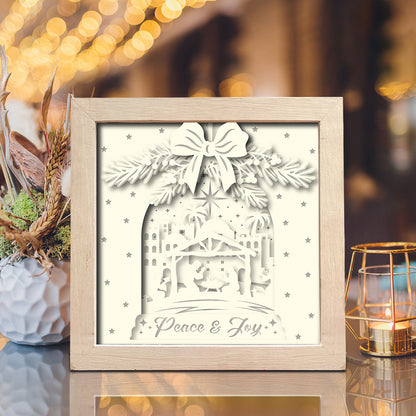 Nativity Scene 5 – 3D Shadow Box SVG File for Cricut & Silhouette