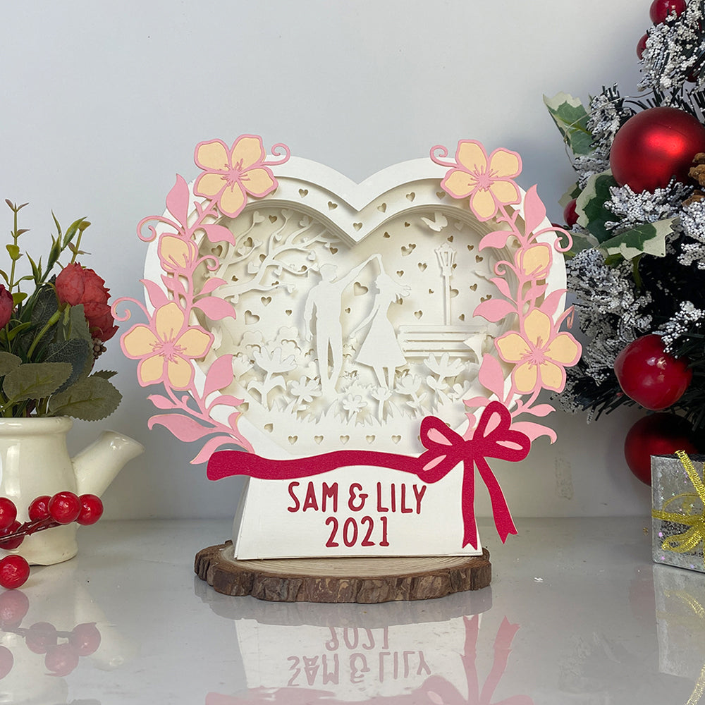 Love 4 – 3D Custom Heart Box  File - Cricut File - VEKTOR KRAFT