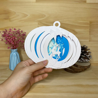 Xmas 1 – 3D Pop-Up Card SVG File for Cricut & Silhouette